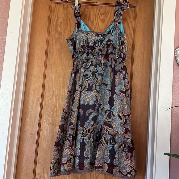 Free People Paisley Dress Size 10 - Picture 9 of 9